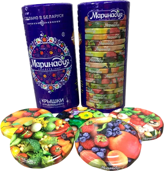 Набор крышек для закатки Маринадия Микс ТОIII-82