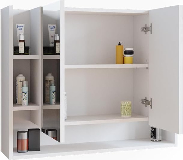 Изображение товара Шкаф с зеркалом для ванной Anrex Elira 2DZ5N (белый)