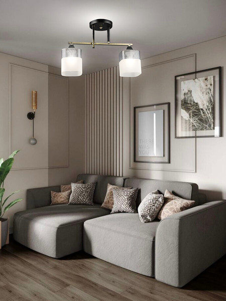 Изображение товара Потолочный светильник Aitin-Pro НПБ 02-2x60-101 / A4425/2 (бронза/черный)