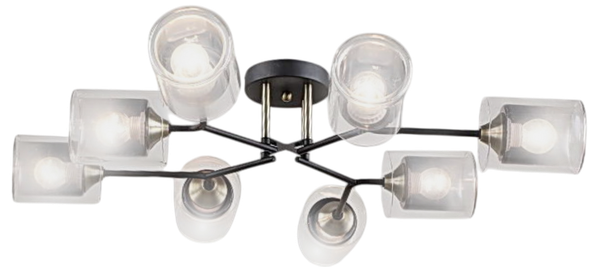 Изображение товара Люстра Aitin-Pro НПБ 02-8x60-102 / K2244/8 (бронза/черный)