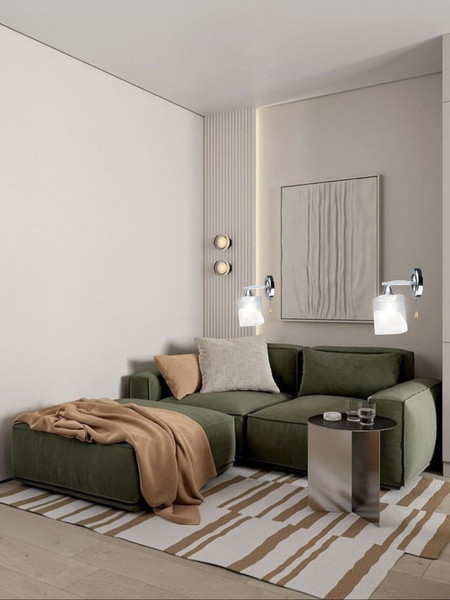 Изображение товара Бра Aitin-Pro НББ 03-60-101 / K2258/1W (белый/хром)