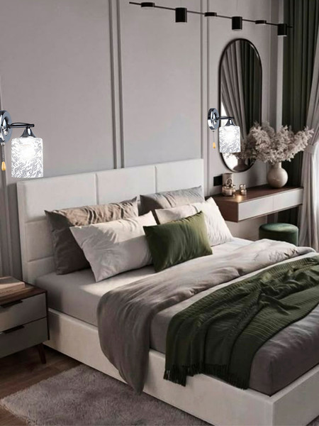 Изображение товара Бра Aitin-Pro НББ 03-60-101 / K2351/1W (черный/хром)