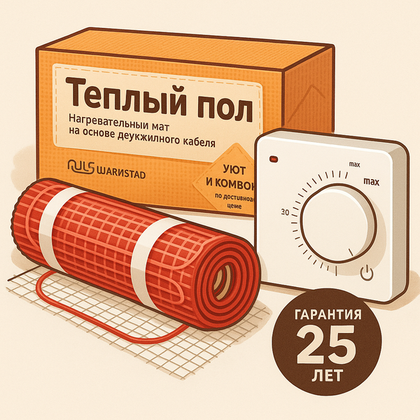 Изображение товара Теплый пол электрический Warmstad+ WSM 220W-1.5m / 100037084700