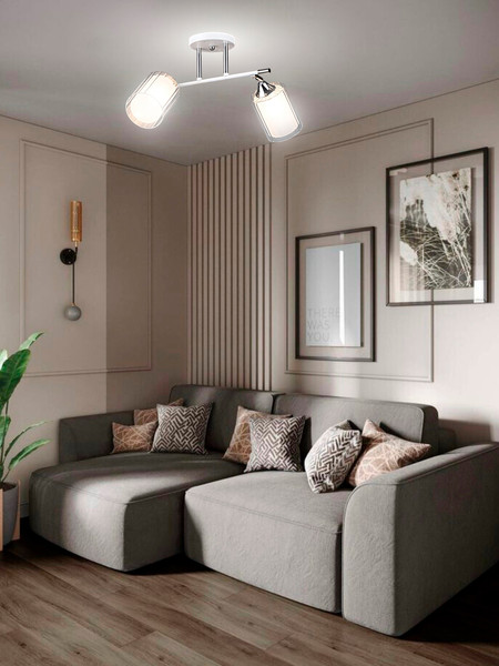 Изображение товара Спот Aitin-Pro НПБ 02-2x60-101 / N6407/2 (белый/хром)