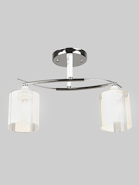 Изображение товара Потолочный светильник Aitin-Pro НПБ 02-2x60-101 / K2352/2 (хром/белый)