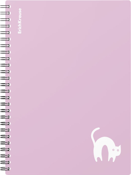 Изображение товара Блокнот Erich Krause Brave Cats / 64907 (80л, фиолетовый)