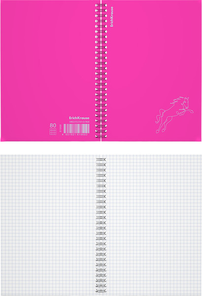 Изображение товара Блокнот Erich Krause Silhouette / 64156 (80л, розовый)