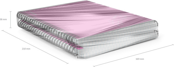 Изображение товара Блокнот Erich Krause Silhouette / 64156 (80л, розовый)