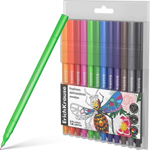 Изображение товара Набор лайнеров Erich Krause Art Spirit / 62949 (12цв)