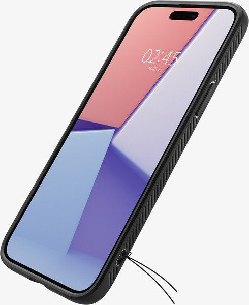Изображение товара Чехол-накладка Spigen Liquid Air для iPhone 15 / ACS06790 (Matte Black)
