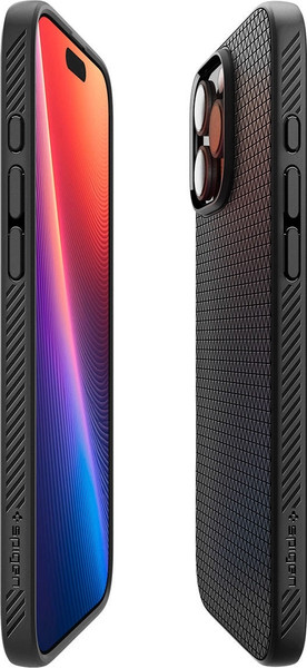 Изображение товара Чехол-накладка Spigen Liquid Air для iPhone 16 Pro Max / ACS07988 (Matte Black)