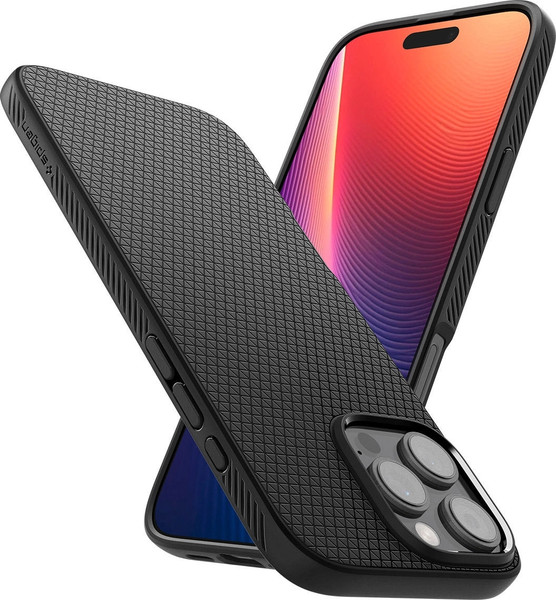 Изображение товара Чехол-накладка Spigen Liquid Air для iPhone 16 Pro Max / ACS07988 (Matte Black)