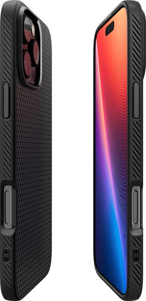 Изображение товара Чехол-накладка Spigen Liquid Air для iPhone 16 Pro Max / ACS07988 (Matte Black)