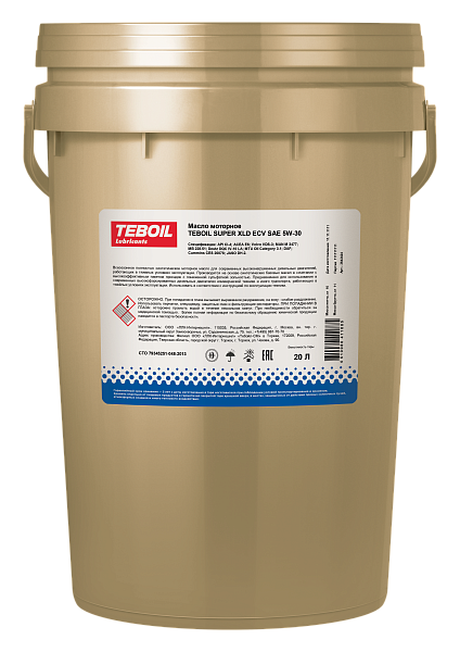 Изображение товара Моторное масло Teboil Super XLD EСV 5W30 / 3642424 (16кг)