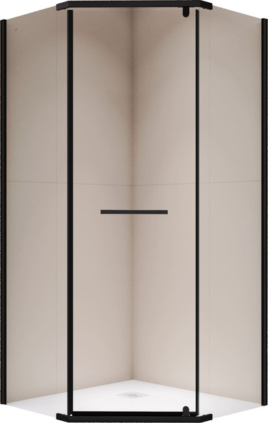 Изображение товара Душевой уголок RGW PA-83-B / 78088399-14 (черный/прозрачное стекло)