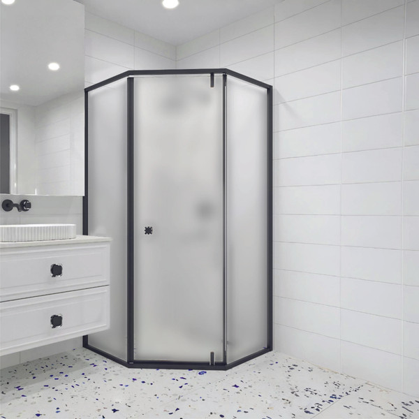 Изображение товара Душевой уголок RGW HO-088B / 350608899-24 (черный/матовое стекло)