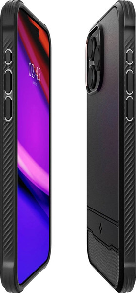 Изображение товара Чехол-накладка Spigen Rugged Armor Mag Magsafe для iPhone 15 Pro Max / ACS06561 (Matte Black)