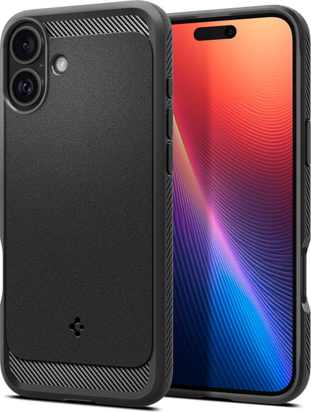 Изображение товара Чехол-накладка Spigen Rugged Armor Mag Magsafe для iPhone 16 / ACS08214 (Matte Black)
