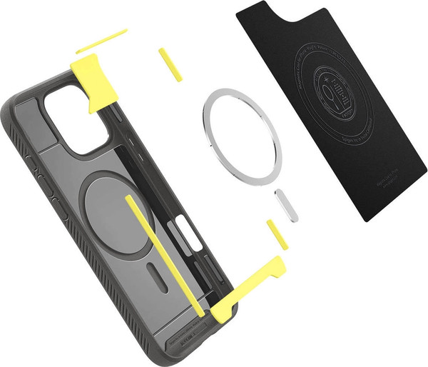 Изображение товара Чехол-накладка Spigen Rugged Armor Mag Magsafe для iPhone 16 Pro Max / ACS07987 (Grey)