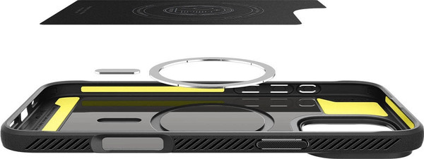 Изображение товара Чехол-накладка Spigen Rugged Armor Mag Magsafe для iPhone 16 Pro Max / ACS07986 (Black)