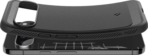 Изображение товара Чехол-накладка Spigen Rugged Armor для Google Pixel 9 Pro XL / ACS07719 (Matte Black)