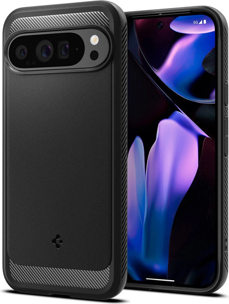 Изображение товара Чехол-накладка Spigen Rugged Armor для Google Pixel 9 Pro XL / ACS07719 (Matte Black)
