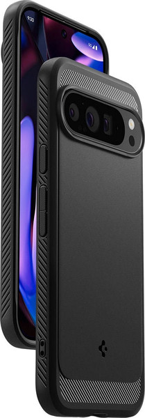 Изображение товара Чехол-накладка Spigen Rugged Armor для Google Pixel 9 Pro XL / ACS07719 (Matte Black)