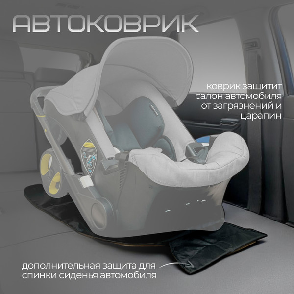 Изображение товара Коляска-автолюлька Bubago Mirco / BG 153-2 (серый)