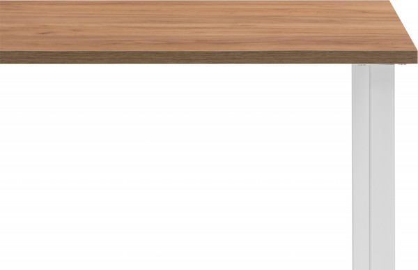 Изображение товара Обеденный стол Notta Лиман 140x80 / 619214 (дуб крафт золотой/белый матовый)