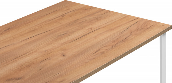 Изображение товара Обеденный стол Notta Лиман 140x80 / 619214 (дуб крафт золотой/белый матовый)