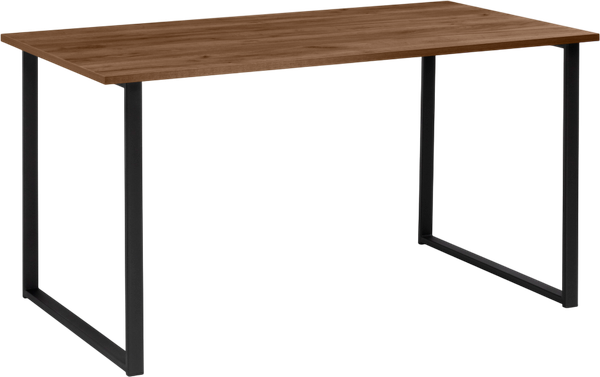 Изображение товара Обеденный стол Notta Лиман 140х80 / 615156 (дуб крафт табачный/черный матовый)