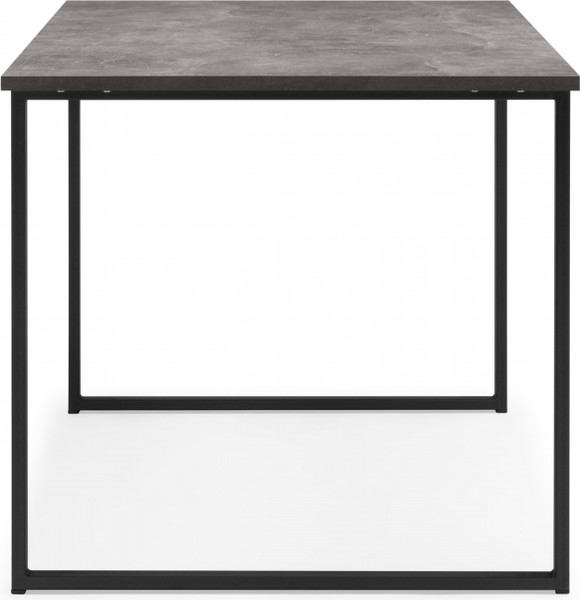 Изображение товара Обеденный стол Notta Лиман 140х80 / 615157 (бетон светлый/черный матовый)