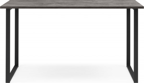 Изображение товара Обеденный стол Notta Лиман 140х80 / 615157 (бетон светлый/черный матовый)