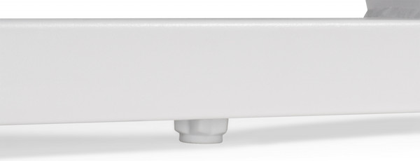 Изображение товара Обеденный стол Notta Памелла 140/200х80 / 617086 (белый мрамор alpin white /snow white/белый)