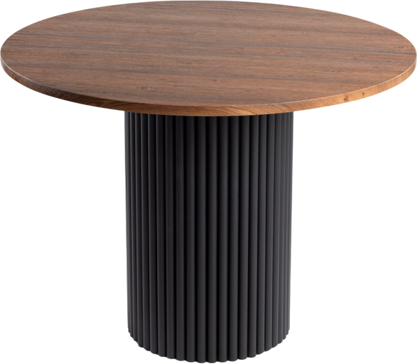 Изображение товара Обеденный стол Notta Барел 110 / 615170 (орех кантри/черный)