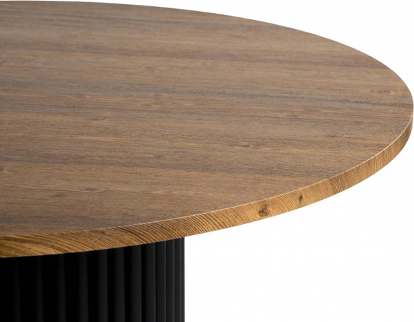 Изображение товара Обеденный стол Notta Барел 110 / 615170 (орех кантри/черный)