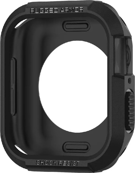 Изображение товара Защитный чехол для умных часов Spigen Rugged Armor для Apple Watch 4/5/6/7/8/9/SE / 062CS24469 (черный)