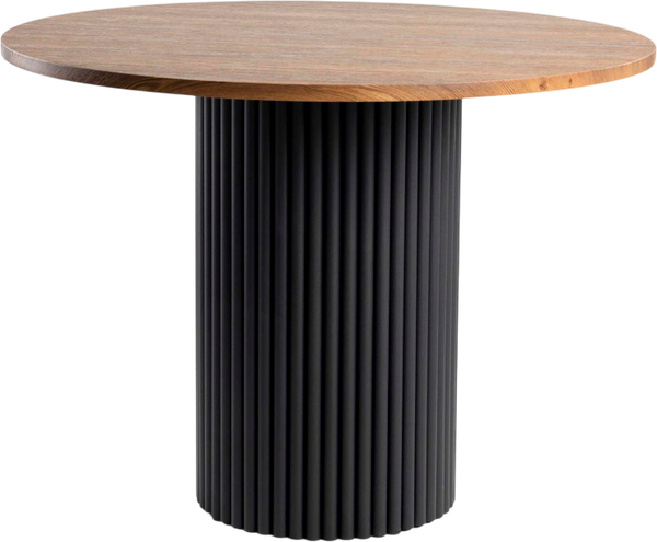 Изображение товара Обеденный стол Notta Барел 100 / 615166 (орех кантри/черный)