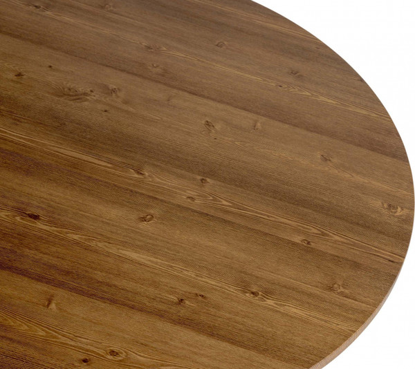 Изображение товара Обеденный стол Notta Барел 100 / 615166 (орех кантри/черный)