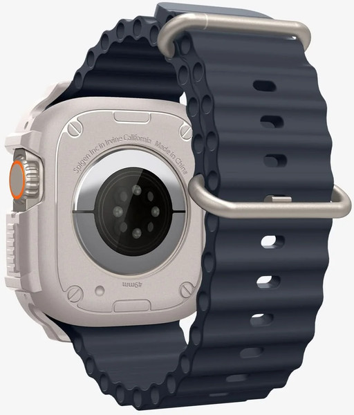 Изображение товара Защитный чехол для умных часов Spigen Rugged Armor для Apple Watch Ultra 12 49мм / ACS07381 (Dune Beige)