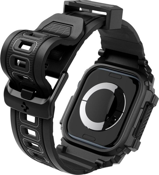 Изображение товара Ремешок для умных часов Spigen Rugged Armor Pro для Apple Watch 10 42мм/ ACS08591 (черный матовый)