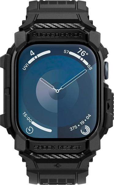 Изображение товара Ремешок для умных часов Spigen Rugged Armor Pro для Apple Watch 10 42мм/ ACS08591 (черный матовый)