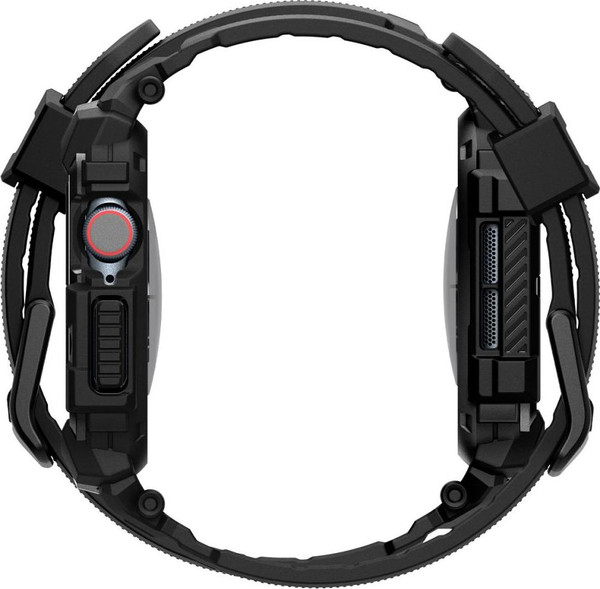 Изображение товара Ремешок для умных часов Spigen Rugged Armor Pro для Apple Watch 10 42мм/ ACS08591 (черный матовый)