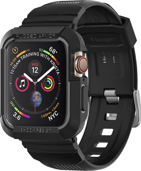 Изображение товара Ремешок для умных часов Spigen Rugged Armor Pro для Apple Watch / 062CS25324 (черный)