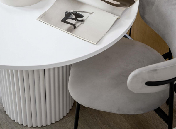 Изображение товара Обеденный стол Notta Барел 110 / 615167 (белый/белый)