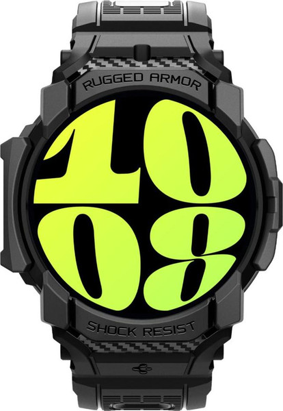 Изображение товара Ремешок для умных часов Spigen Rugged Armor Pro для Galaxy Watch 7 / ACS08336 (черный матовый)