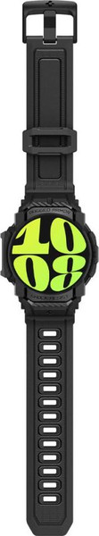 Изображение товара Ремешок для умных часов Spigen Rugged Armor Pro для Galaxy Watch 7 / ACS08336 (черный матовый)