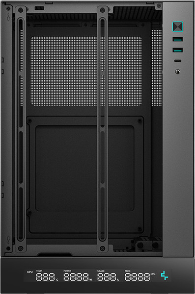 Изображение товара Корпус для компьютера Deepcool CH170 Digital / R-CH170-BKNPI0D-G-1 (черный, без БП)