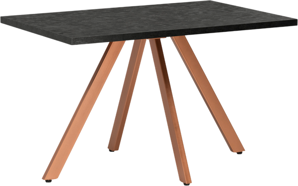 Изображение товара Обеденный стол Woodville Keon T32 116-155.5x77 раздвижной / 619235 (малави/медь)