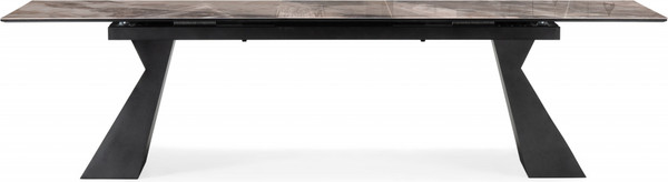 Изображение товара Обеденный стол Woodville Денхольм 240-290х100х75 / 588035 (каталония/черный)